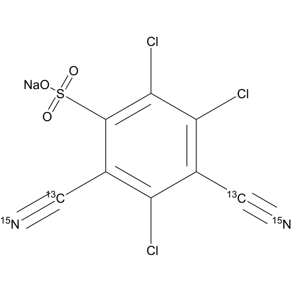 Chlorothalonil Metabolite R611553-13C2,15N2(sodium salt)